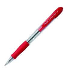 Pilot Guľôčkové pero Super Grip - červená náplň, 0,22 mm