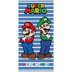Carbotex Plážová osuška Super Mario & Luigi - Here We Go!