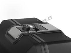 SHAD Kompletná sada bočných čiernych hliníkových kufrov TERRA BLACK , 47/47 litrov bočné kufre, vrátane montážnej sady SHAD YAMAHA MT-07 Tracer / Tracer 700