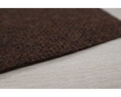 Betap AKCIA: 400x480 cm SUPER CENA: Hnedý výstavový koberec Budget metrážny (Rozmer metrového tovaru Bez obšitia)