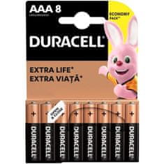 Duracell Batérie AAA 8 ks