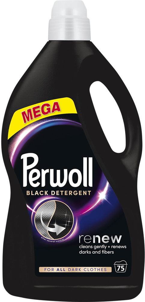 Perwoll prací gel Black 75 praní, 3750 ml