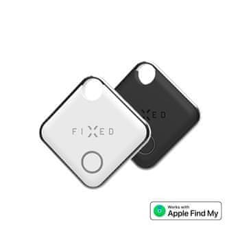 FIXED Smart tracker Tag s podporou Find My, 2 ks, čierny + biely