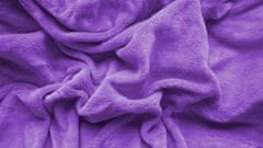 Výpredaj obliečok Plachta mikroplyš fialová 90x200 cm
