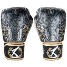 Fairtex 8 WEAPONS Boxerské rukavice Three Elephants 2.0 - čierne