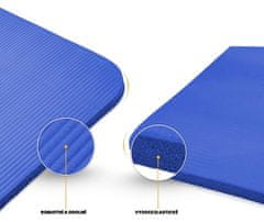 Tresko podložka na cvičenie YOGA 190x100x1,5cm Tmavo modrá