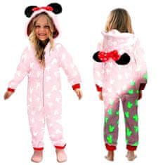 bHome Detské svietiace pyžamo Minnie s ušami 122-128 L