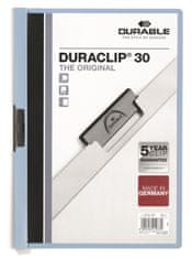 Durable Dosky s klipom DURACLIP 30, A4 svetlo modré