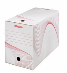 Esselte Archivačná krabica - 20,0 x 25,0 x 35,2 cm, biela