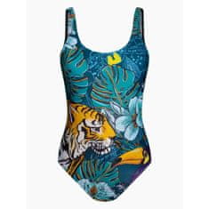 Dedoles Veselé dámske jednodielne plavky Tropická džungľa (D-W-SCL-S-OPS-C-953) - veľkosť XL