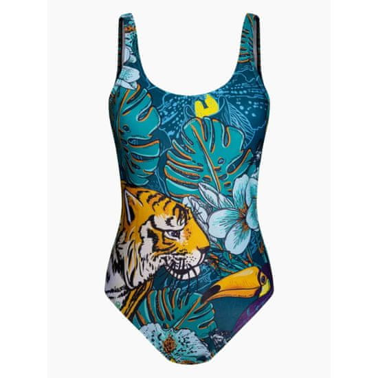Dedoles Veselé dámske jednodielne plavky Tropická džungľa (D-W-SCL-S-OPS-C-953)