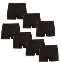 Nedeto 7PACK Pánske boxerky čierne (7NB001) - veľkosť L