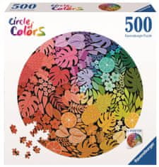 Ravensburger Okrúhle puzzle Kruh farieb: Tropical 500 dielikov