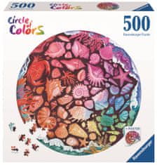 Ravensburger Kulaté puzzle Kruh barev: Mušle 500 dílků