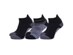 sarcia.eu Sada pánskych ponožiek, čierno-šedé ponožky do topánok pre mužov 6 párov, OEKO-TEX 43-47 EU
