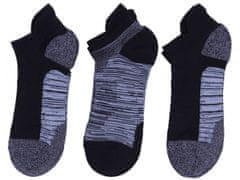 sarcia.eu Sada pánskych ponožiek, čierno-šedé ponožky do topánok pre mužov 6 párov, OEKO-TEX 43-47 EU