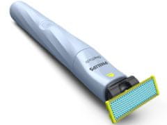 Philips zastřihovač OneBlade First Shave na tvář + extra břit anti-friction QP1324/30