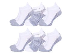 sarcia.eu Sada pánskych ponožiek, šedo-biele ponožky do topánok pre mužov 6 párov, OEKO-TEX 40-42 EU