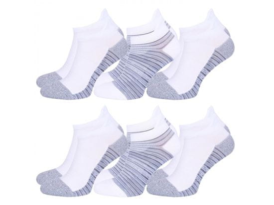 sarcia.eu Sada pánskych ponožiek, šedo-biele ponožky do topánok pre mužov 6 párov, OEKO-TEX