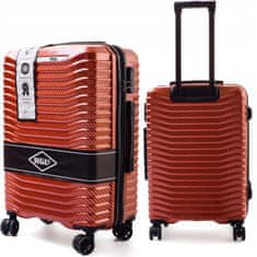 TopKing Cestovný kufor stredný PC1 XL, červená