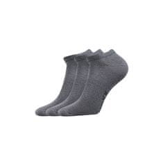3PACK ponožky sivé (Rex 00) - veľkosť S