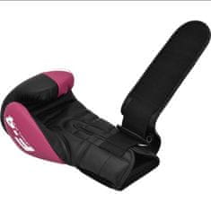 RDX Boxerské rukavice RDX F4 Hook & Loop - růžové