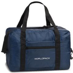 FABRIZIO Príručná taška Folding Travel Bag 40x25x20 Navy Blue
