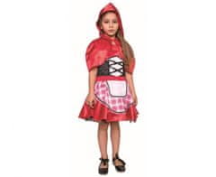 GoDan Detský kostým - Červená Čiapočka veľkosť 120/130cm