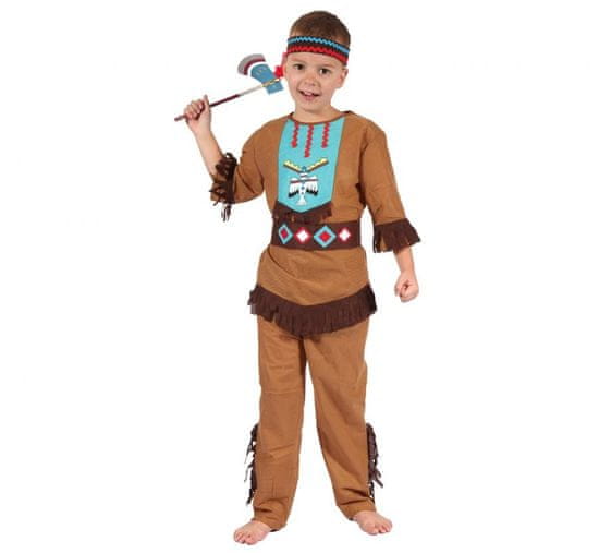 GoDan Detský kostým - Indián 120/130 cm