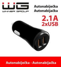 WG Nabíjačka bez kábla, 2x USB-A, 2,1 A