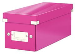 LEITZ Škatule na CD Click-N-Store - A4, ružová