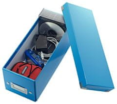 LEITZ Škatule na CD Click-N-Store - A4, modrá