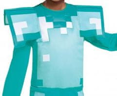 GoDan Detský kostým - Minecraft modrý Veľkosť deti: M 7-8r.