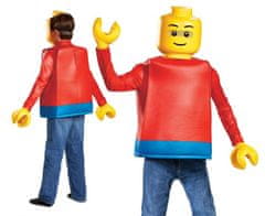 GoDan Detský kostým - Lego Guy Classic - Lego Iconic (licencia) veľkosť M 7-8 rokov