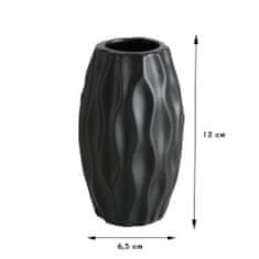 Dekorstyle Váza Janina čierna