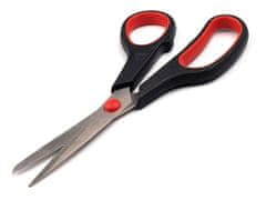Nožnice dĺžka 20 cm - červená (12 ks)