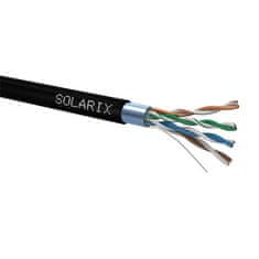 Solarix Kábel FTP DROT CAT.5e SOLARIX SXKD-5E-FTP-PE vonkajší čierny