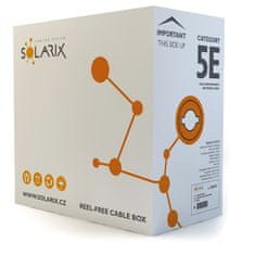 Solarix Kábel FTP DROT CAT.5e PE SXKD-5E-FTP-PE SOLARIX vonkajší čierny