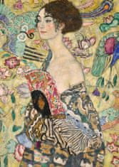 Ravensburger Puzzle Gustav Klimt: Dáma s vejárom 1000 dielikov