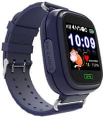 SpyTech GPS detské hodinky s možnosťou volania - Farba: Tmavá modrá