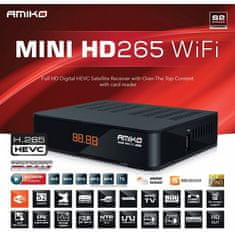 Amiko Prijímač satelitný AMIKO Mini HD265 WIFI