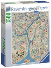 Ravensburger Puzzle Modrý strom 1500 dielikov