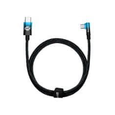 BASEUS MVP2 USB-C/C kábel, 100W, 1m čierno/modrý