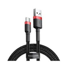 BASEUS Cafule USB-A/C kábel 3A 0,5m čierny
