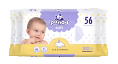Panda Vlhčené obrúsky soft 1 x 56 ks