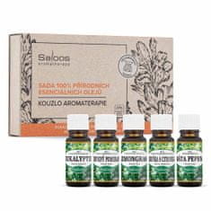 Saloos Kúzlo aromaterapie - sada 100% prírodných éterických olejov