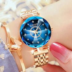 Hodinky PremiumWatch, elegantné dámske hodinky, modrá
