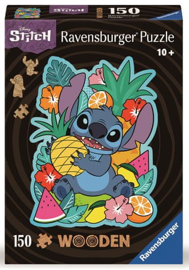 Ravensburger 120007586 Drevené puzzle Disney: Stitch 150 dielikov