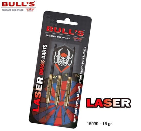 Bull's Šípky Laser - 16g