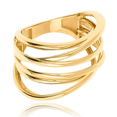 MINET Moderný zlatý prsteň Au 585/1000 veľkosť 61 - 4,50g